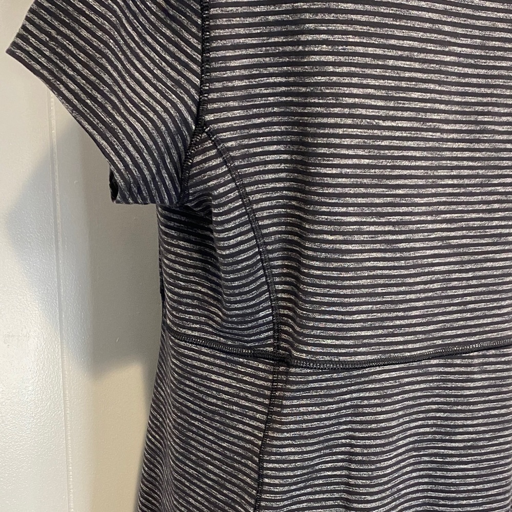 Duluth Trading Co Dress Striped Knit Minimalist Athleisure Casual Chic Medium - Picture 8 of 14